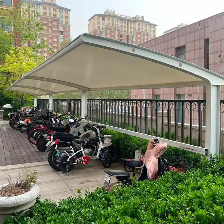 宝应县膜结构电动车棚